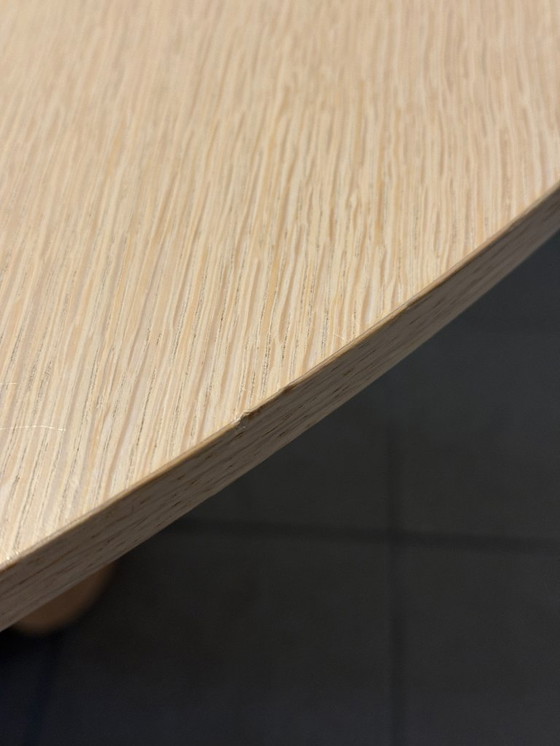 Image 1 of Bolia | Peyote Eettafel | Witgepigmenteerd Gelakt Eiken | Ø 140 cm | 1 stuk