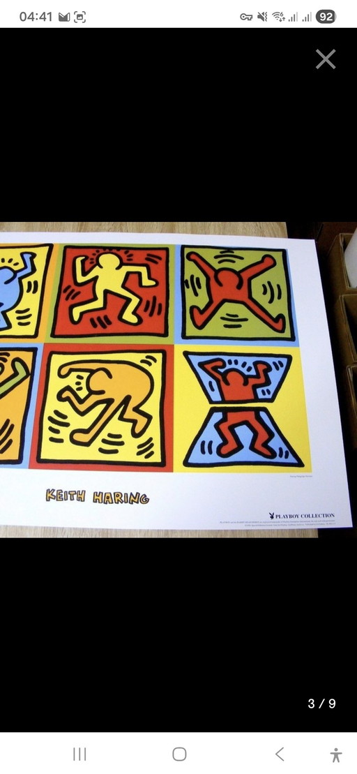 Keith Haring - Six dancing People - 1990