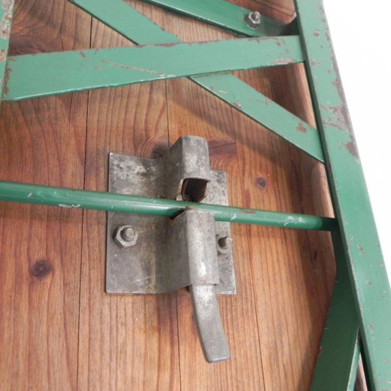 Image 1 of Folding bench, folding bench for terrace, 216 cm long, 1960s