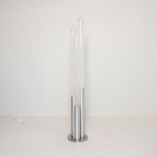 Rare lampadaire Aldo Nason pour Mazzega Murano (vers 1965)