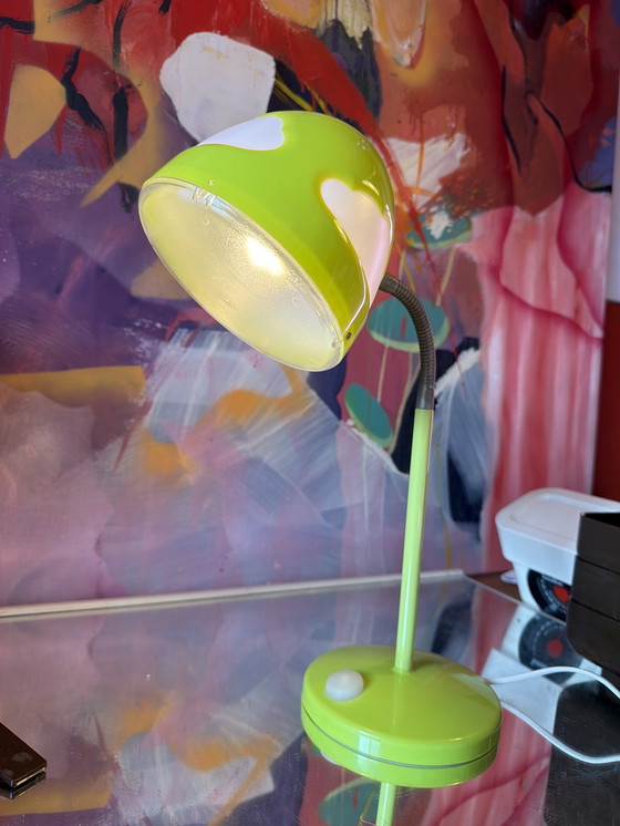 Image 1 of Lampada da scrivania vintage IKEA Skojig - Modello grande verde