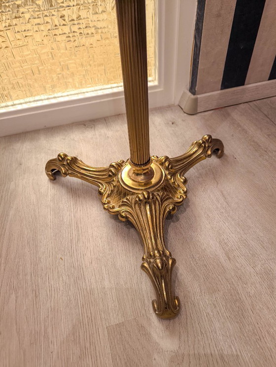 Image 1 of Messing kledingkast, kapstok, kledingrek, + 3 hangers