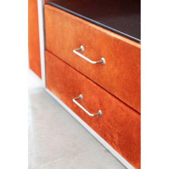 Image 1 of Vintage Alcantara dresser, 1970s