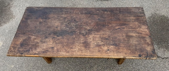 Tavolo da fattoria antico / Tavolo da pranzo / Francese / Spagnolo – Tavoli da pranzo, Wood (photo 7 of 7)