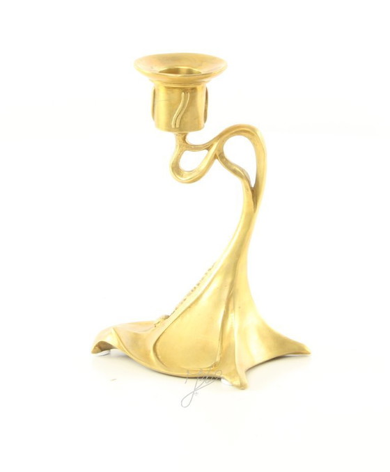 Image 1 of Bronzeleuchter im Jugendstil