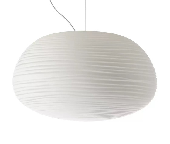 Image 1 of Foscarini Hanglamp Wit Geblazen Satijn Glas