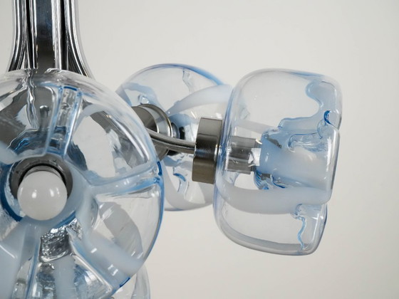 Image 1 of Chandelier, Italian design, Murano glass, 1970s, manufactured in Italy