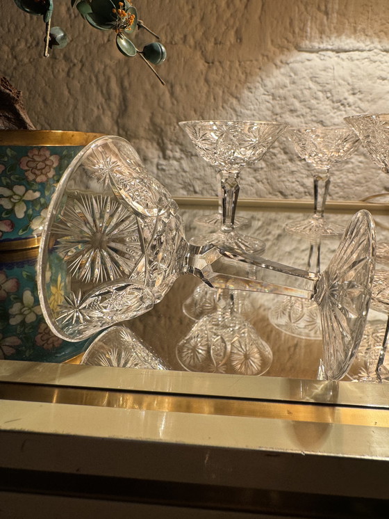 Image 1 of Antichi bicchieri da liquore in cristallo Le Creusot