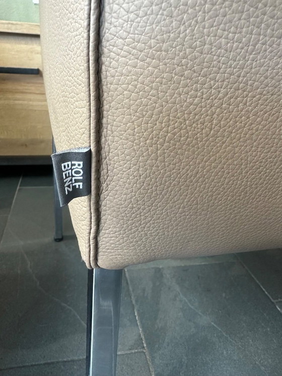 Sedie da pranzo Rolf Benz (2 pezzi) – Leather, Metal (photo 5 of 5)