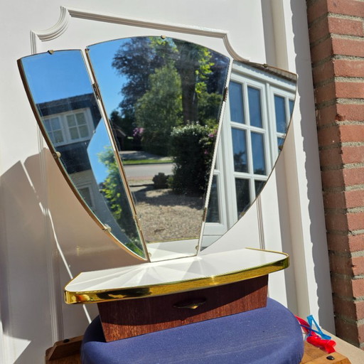 Vintage dressing table mirror from the 1960s