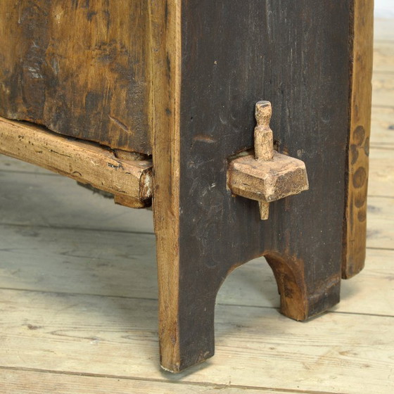 Cabinet d'art populaire roumain, vers 1950 – Meubles de rangement, Wood (photo 6 of 10)