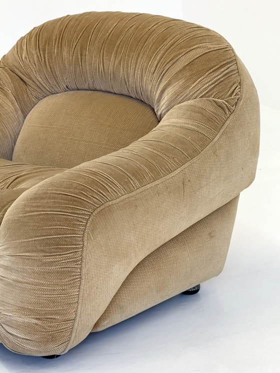 Image 1 of Fauteuil Capriccio en beige par George Bighinello pour Eurosalotto