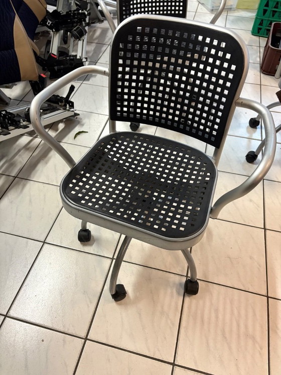 Image 1 of Depadova Silver Swifel Chair (MDK-106371) Vico Magistretti 6x