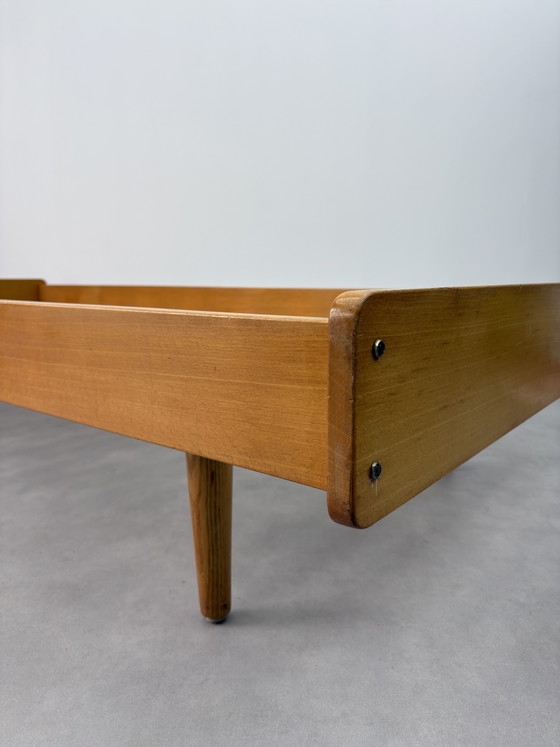 Vintage Minimalistisch Daybed / Eenpersoonsbed Jaren 50/60 – Eenpersoonsbedden, Wood (photo 7 of 13)