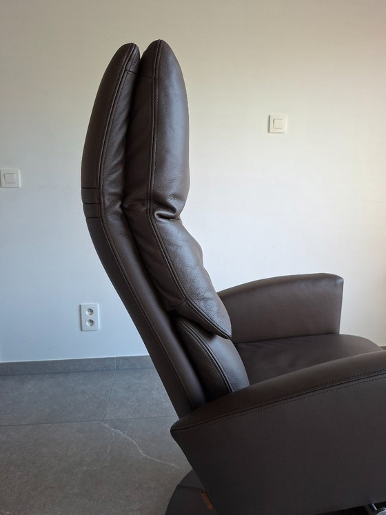 Fauteuil inclinable en cuir Durlet Aston – Design par Anita Schmidt – Fauteuils d'appoint, Leather (photo 4 of 15)
