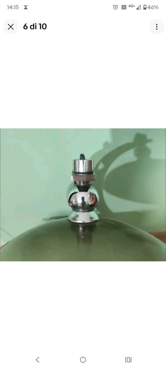 Angelo Lelli Arredoluce Lampe – Tischlampen, Metal (photo 7 of 7)