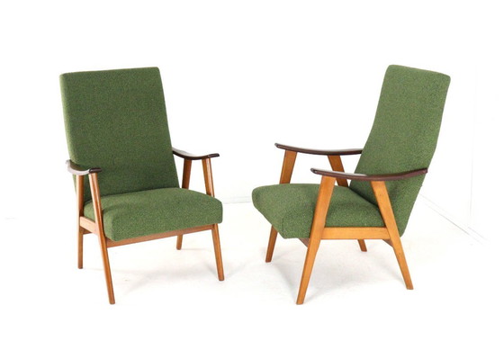 Image 1 of Dutch armchair 'Bergen' vintage upholstered