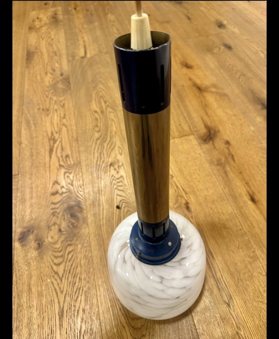 Image 1 of Vintage lamp met opalen bol.