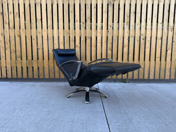 Jori Brainbuilder Mono-Move in pelle nera – Poltrone, Leather, Chrome, Modern (photo 17 of 21)