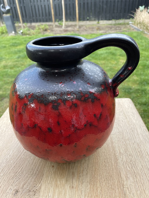 Vintage German Fat Lava Vase 1970s