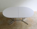 Vintage uitschuifbare eettafel
