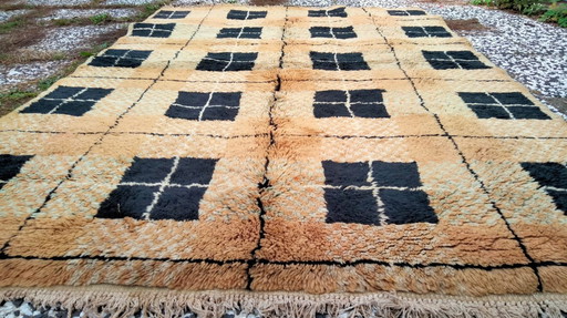 Handgeknoopt Berber tapijt wol 197x135cm