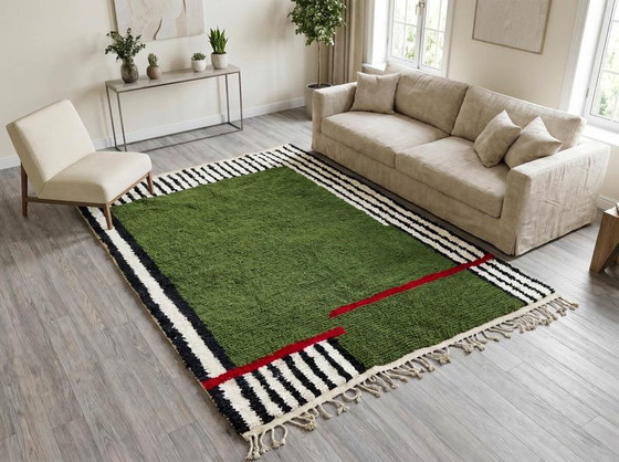 Tappeto berbero marocchino verde tradizionale 200/310cm – Tappeti, Wool (photo 6 of 7)