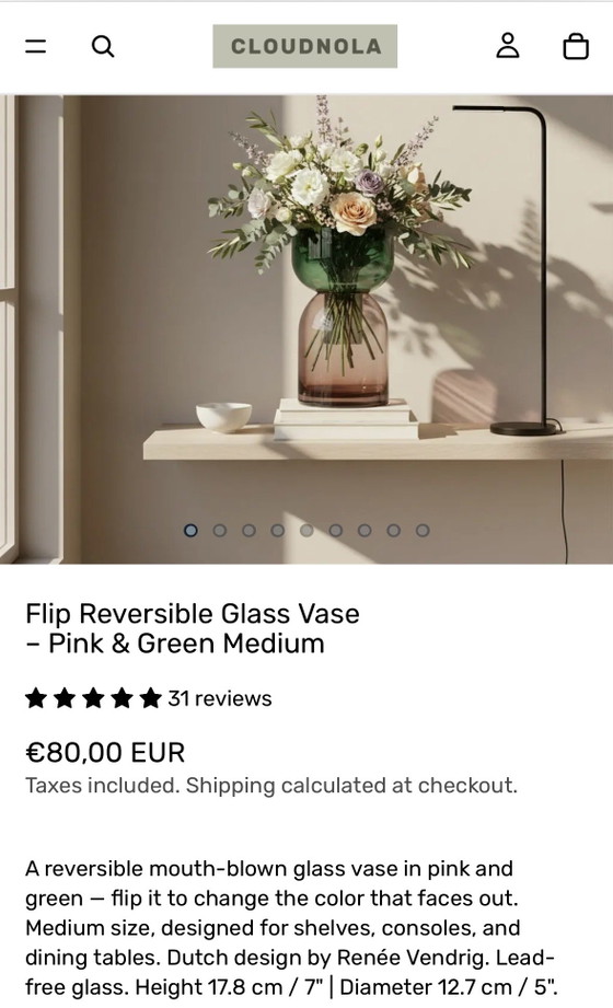 Image 1 of CloudNola flip vases