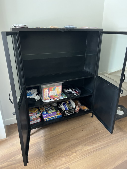 Display case metal Gigameubel black