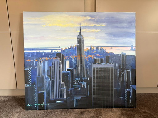New York - peinture à l'huile - expressionnisme abstrait - contemporain