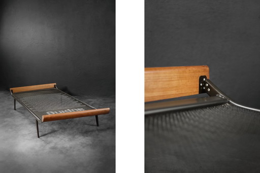 Vintage Mid-Century Dutch Modern Cleopatra Daybed in Braun von Dick Cordemeyer für Auping, 1953