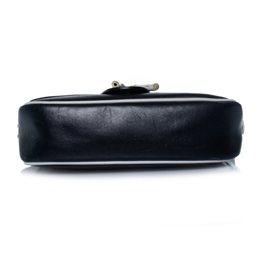 Bolso Celine de piel negra con borla y detalles blancos. – Céline, schoudertassen, Calfskin (photo 2 of 13)