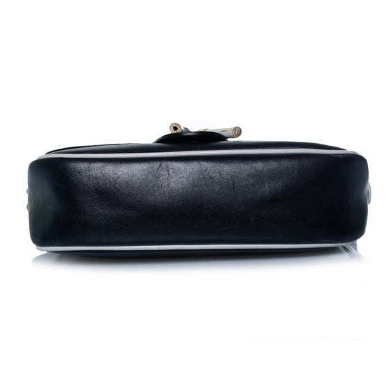 Bolso Celine de piel negra con borla y detalles blancos. – Céline, Bolsos de hombro, Calfskin (photo 2 of 13)