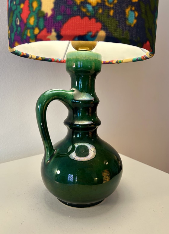 Image 1 of Sfeervolle tafellamp - zonder kabels - gemaakt van een gerecyclede Jopeko-vaas.