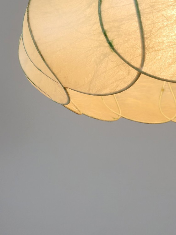Image 1 of Grote vintage Cocoon hanglamp van Goldkant Leuchten