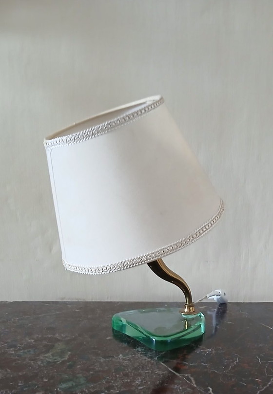 Crystal And Brass Table Lamps By Emilio Lancia, 1930s (photo 5 of 5)