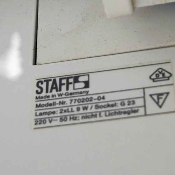 Image 1 of Juego de 4 lámparas de pared Staff de Dieter Witte y Rolf Krüger, 1970.