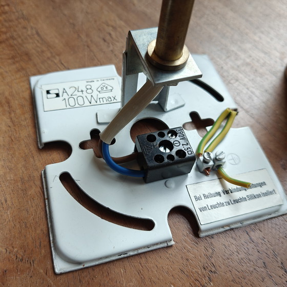 Image 1 of Set of 6 Large Staff Leuchten Chrome Wall Lamps – Space Age Design, Germany 1970s