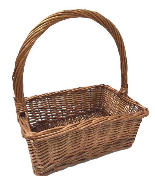 Vintage Large Wicker Basket 35 x 45 x 20 cm