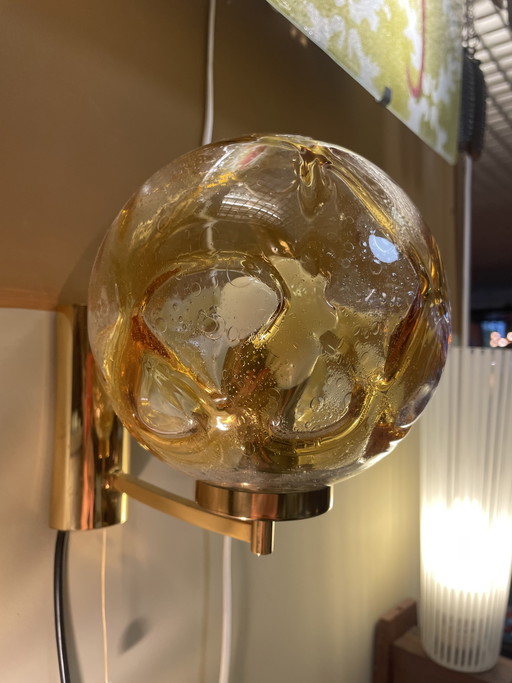 Appliques Doria Leuchten laiton & verre de Murano