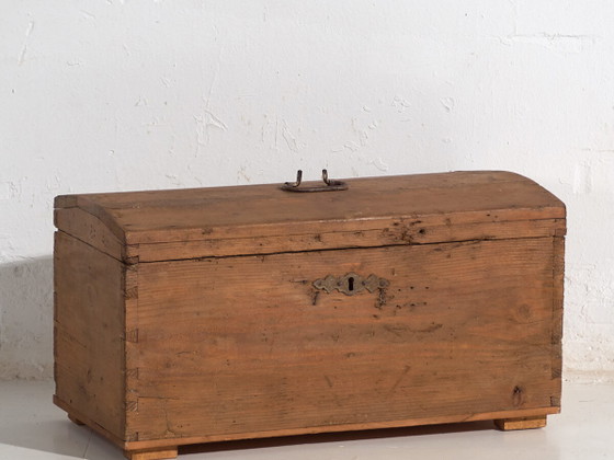 Antieke massief houten kist (ca. 1900) #81 – Opbergkast, Rustic (photo 2 of 40)