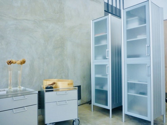 Ensemble de 2 meubles de cuisine Bulthaup System 20 – Buffets, Aluminium, Glass (photo 6 of 10)