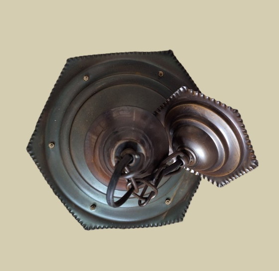 Image 1 of Lampada da sala/ Lampada da sala, originale della Scuola di Amsterdam.