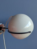 Lampada da parete/lampada a globo vintage in metallo, anni '60