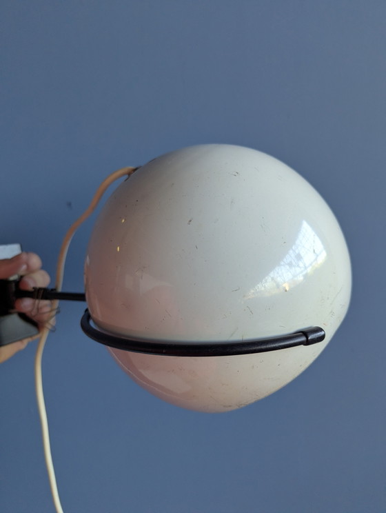 Lampada da parete/lampada a globo vintage in metallo, anni '60 – Applique (photo 4 of 8)