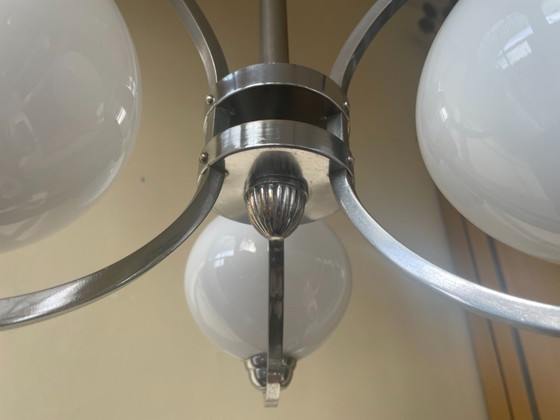 Image 1 of Lámpara colgante Lámpara de techo Art Déco 1930 Gorriones Francés