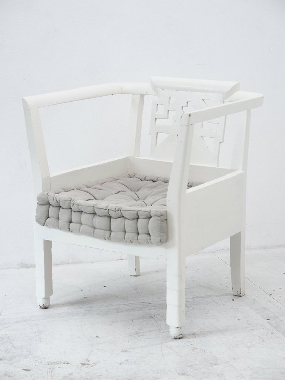 Art Deco, Belle Époque Armchair attributed to Ateliers Martine – Side chairs, Wood (photo 10 of 26)