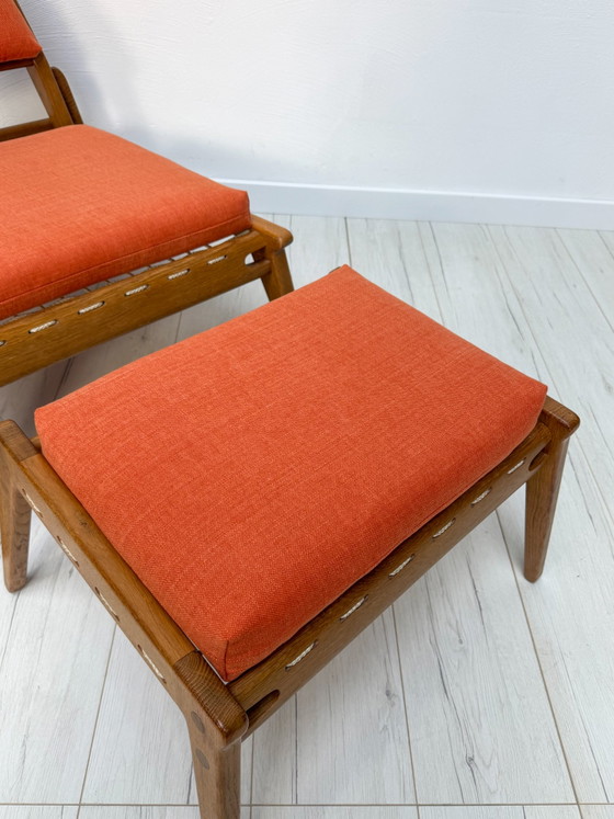 Image 1 of 1960s Vintage ‘Hunting Chair’ Lounge Seating Set with Ottomans by Heinz Heger for PGH Annaberg-Buchholz