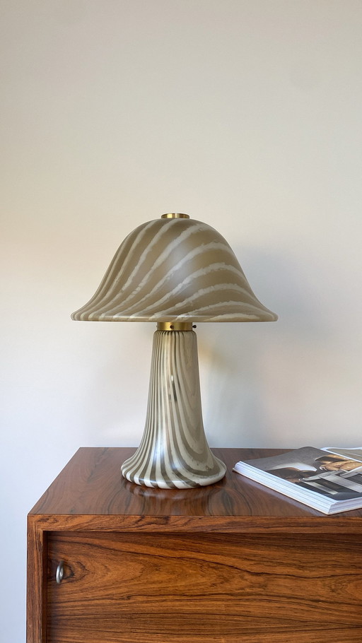 Peill & Putzler vintage mushroom table lamp XXL