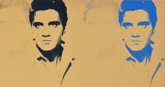 Image 1 of D'après Andy Warhol, Elvis Presley, années 1980, lithographie
